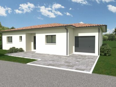 Ref:52401 - projet construction pompertuzat maison 97m² R...