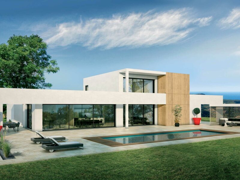 Ref:52452 - Cuq Toulza, superbe villa contemporaine sur t...
