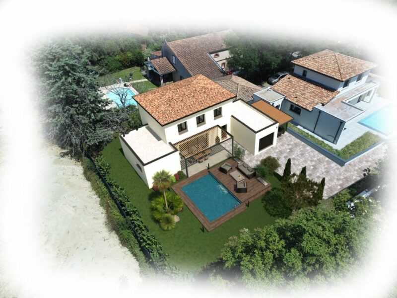 Ref:52884 - Villa contemporaine T5 120 m2 à bâtir à Lauze...