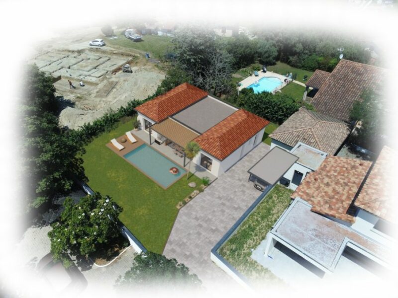 Ref:52885 - Villa 100 m2 T4 à Batir à Lauzerville