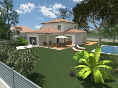 Ref:50190 - villa à etage de 130 m2 sur parcelle de 105 m...