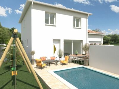 Ref:52990 - Villa à étage contemporaine 4 chambres avec g...