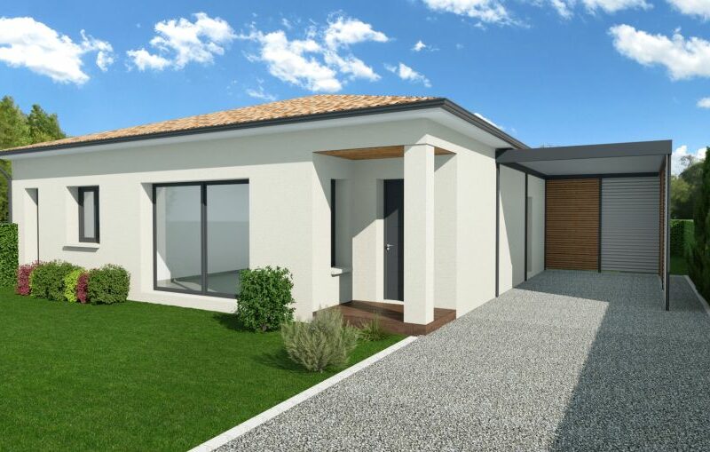 Ref:53046 - Maison de ville de 90 m² à Construire