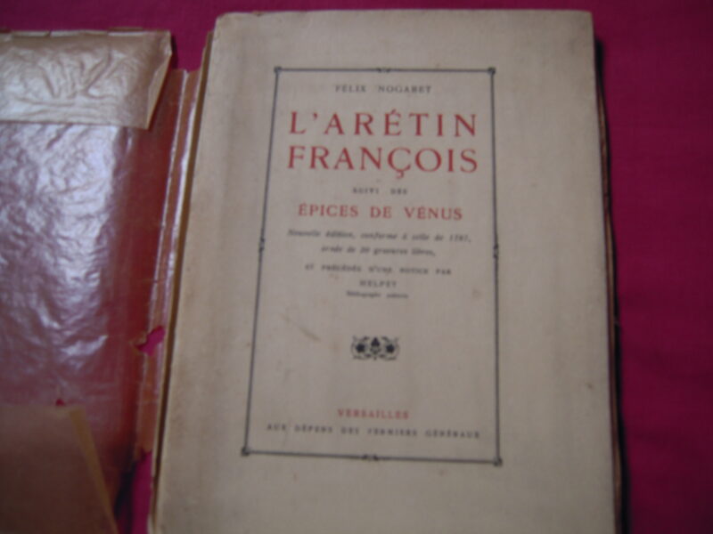 Livre ancien érotique