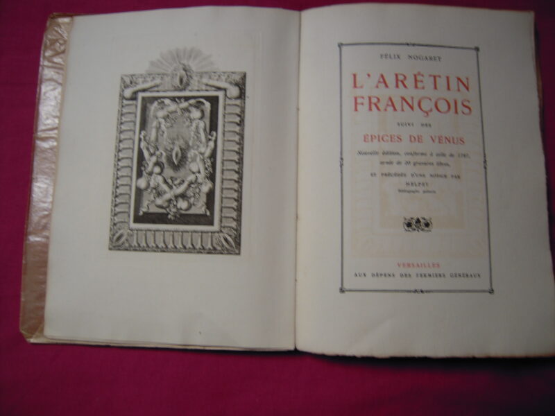 Livre ancien érotique