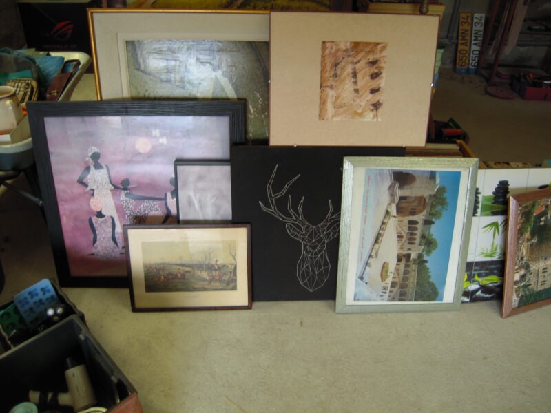 TABLEAUX ORIGINAUX ENCADRES A PETIT PRIX .