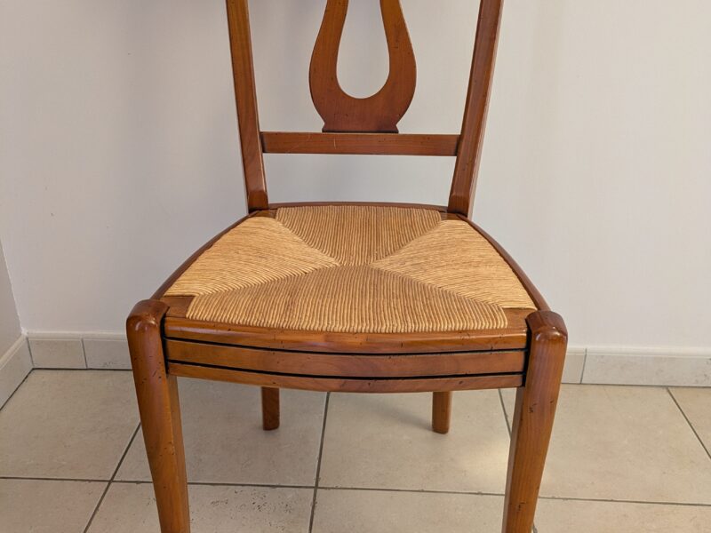 Ensemble de chaises en merisier massif
