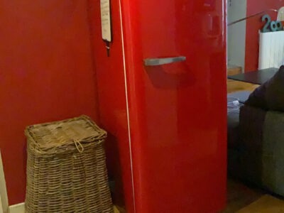 Réfrigérateur SMEG 1 porte rouge laqué