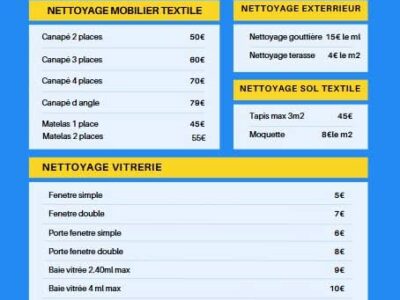 Nettoyage de canapé