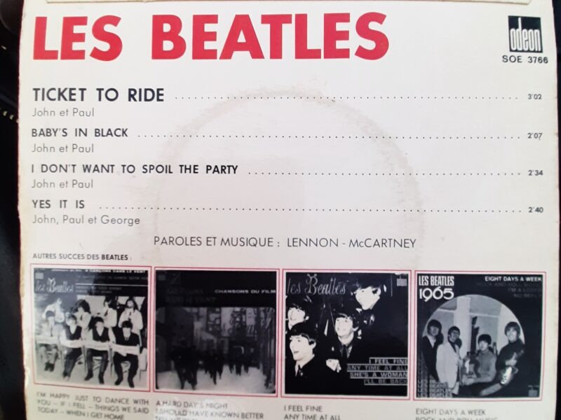 Vinyles anciens Beatles