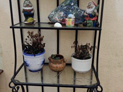 Ensemble de terrasse en fer noir