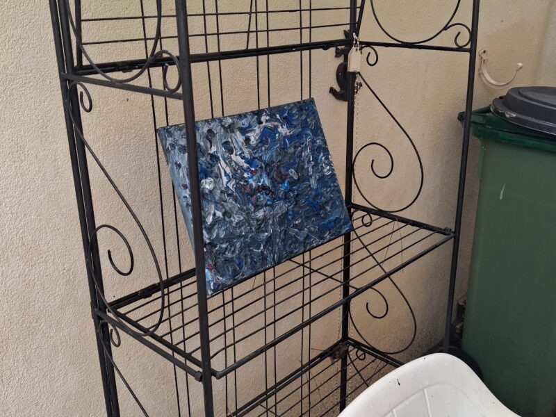 Ensemble de terrasse en fer noir