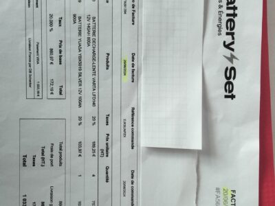 Batteries décharge lente