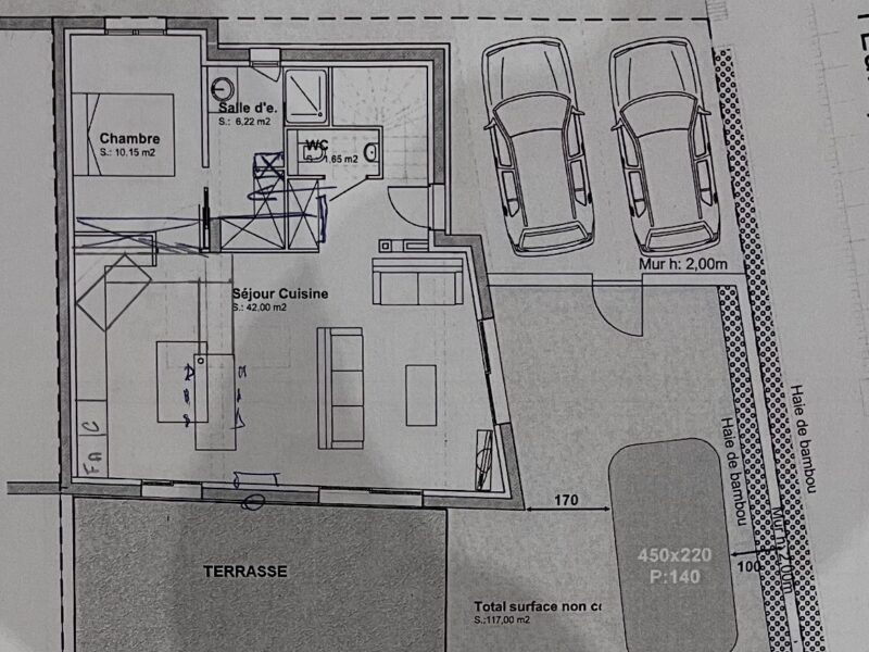 CASTELNAU LE LEZ – BAISSE DE PRIX – Exclusif : A VENDRE, proche commodités et CENTURION, villa en R+1 type P5 de 117m²Loi Carrez