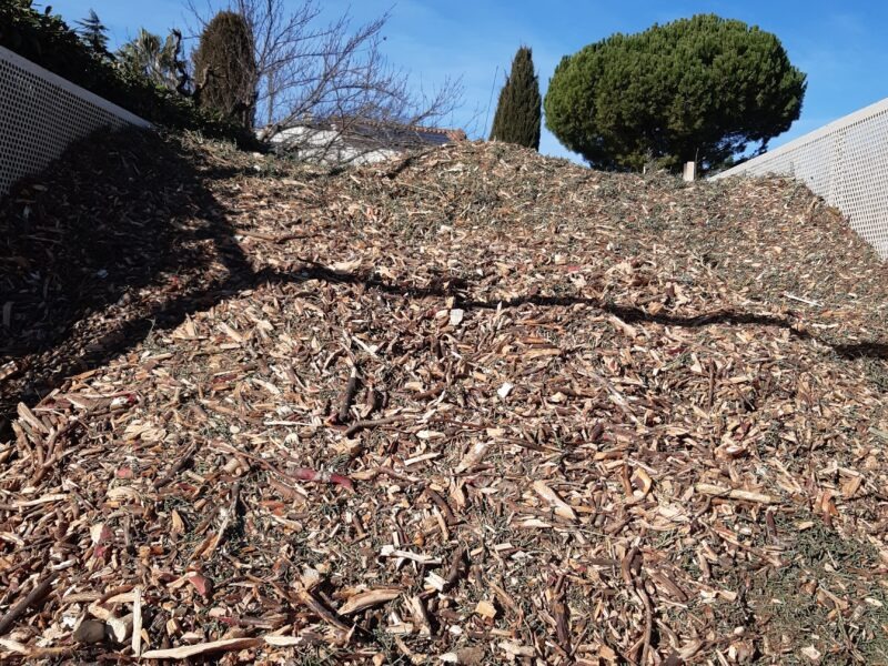 Vends copeaux de bois BRF pour plantations et jardins 14 €le m3 sur place possibilité livraison